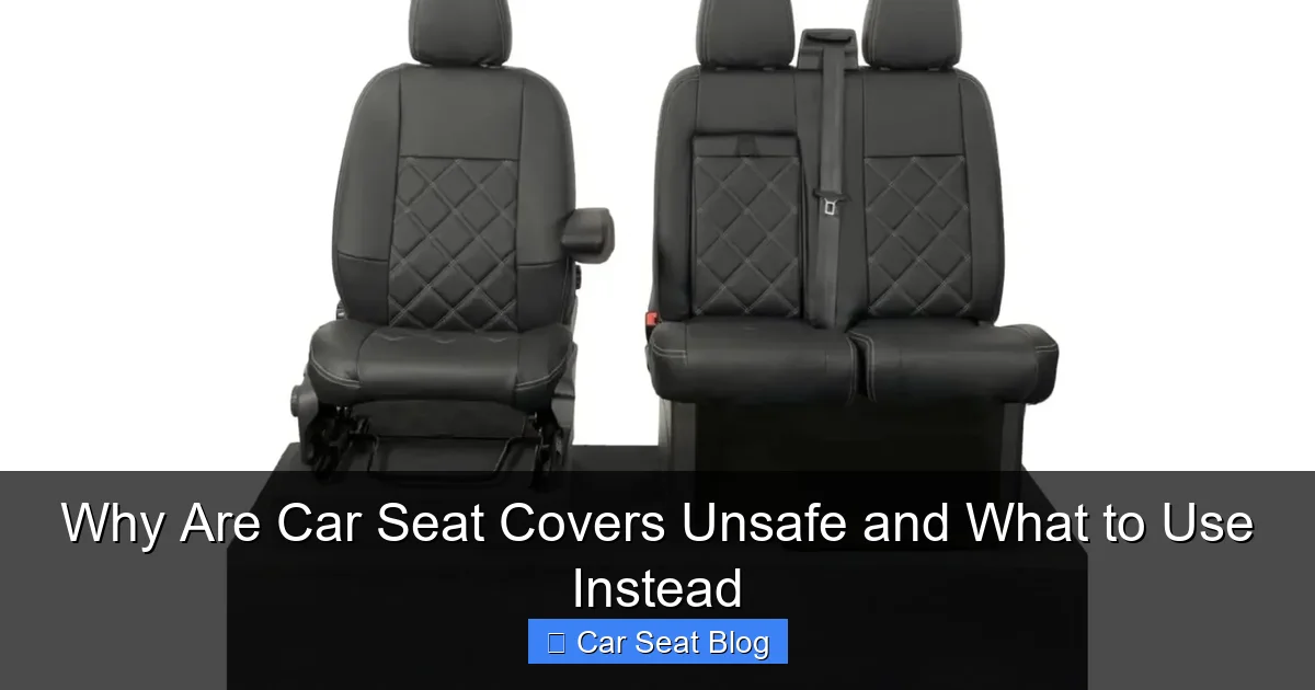 Why Are Car Seat Covers Unsafe and What to Use Instead