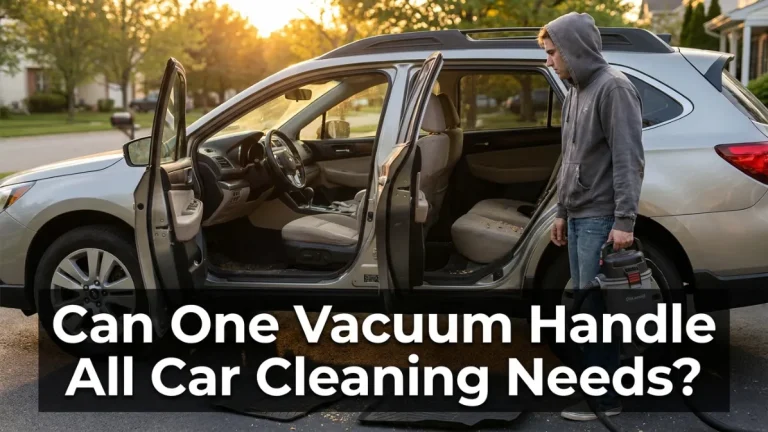 Can One Vacuum Handle All Car Cleaning Needs