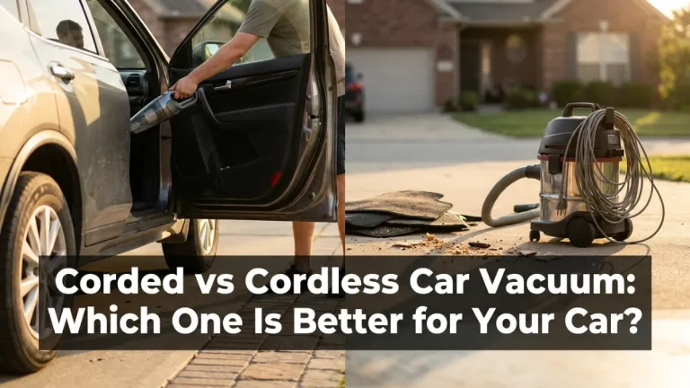 Corded vs Cordless Car Vacuum Which One Is Better for Your Car