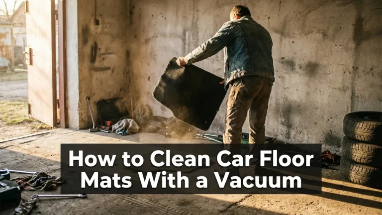 How to Clean Car Floor Mats With a Vacuum