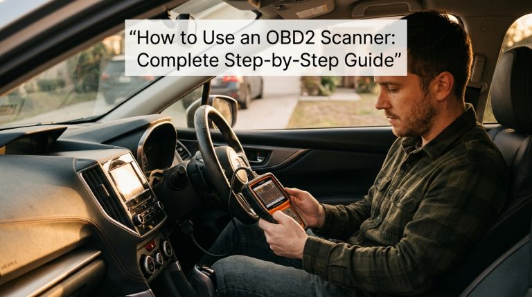 How to Use an OBD2 Scanner Complete Step-by-Step Guide (Beginner to Advanced)