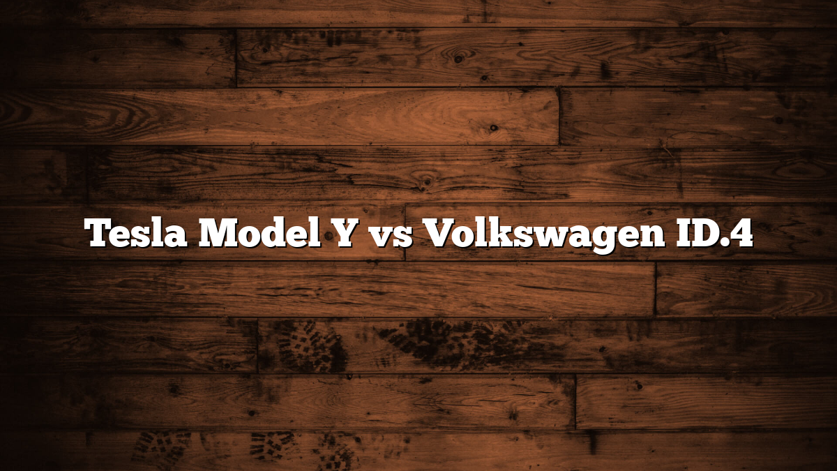 Tesla Model Y vs Volkswagen ID.4