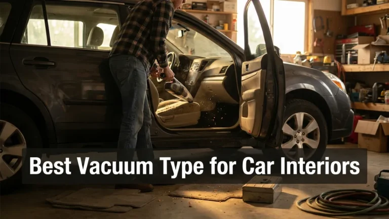 Best Vacuum Type for Car Interiors