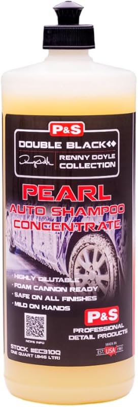 P&S Pearl Auto Shampoo, High-Foaming pH-Balanced Car Wash Soap, Biodeg