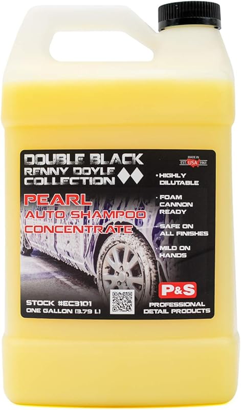 P&S Pearl Auto Shampoo, High-Foaming pH-Balanced Car Wash Soap, Biodeg