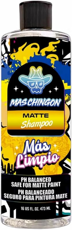 Mas Chingon Matte Shampoo, pH Balanced Car Wash for Matte Paint and Wr