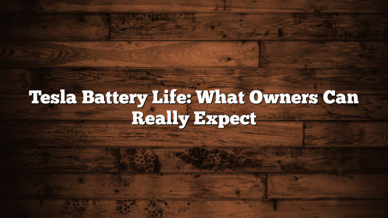 Tesla Battery Life: What Owners Can Really Expect