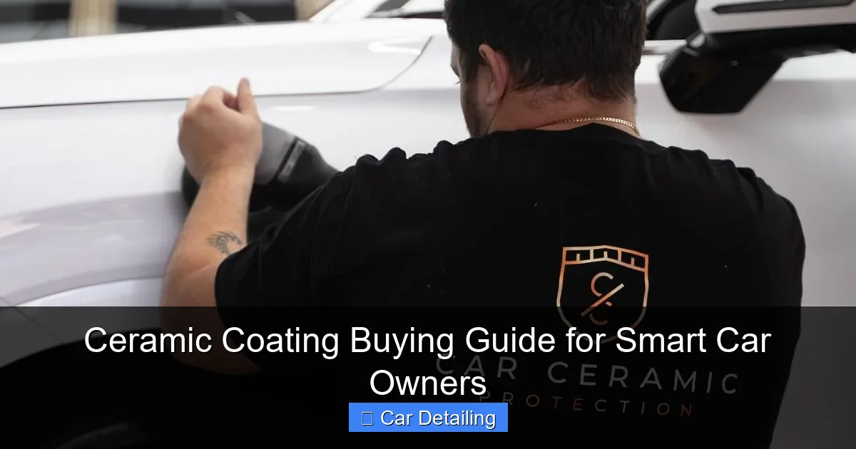 Ceramic Coating Buying Guide for Smart Car Owners