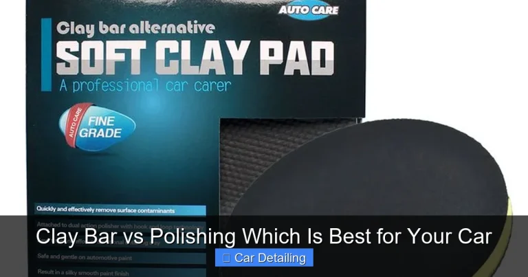 Clay Bar vs Polishing Which Is Best for Your Car