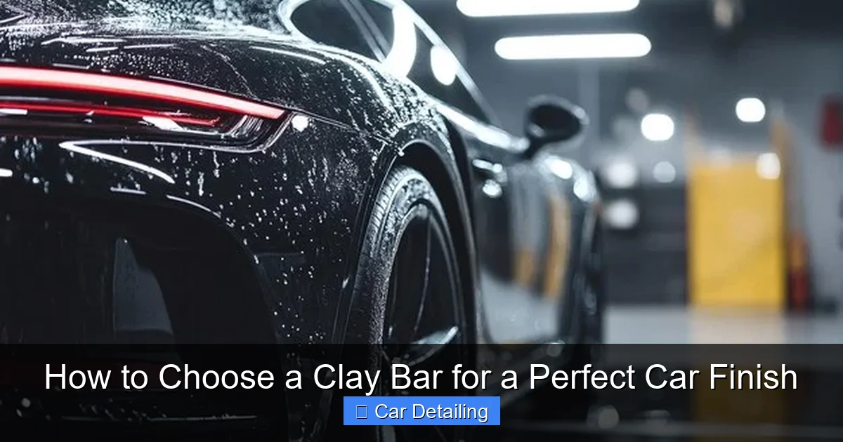 How to Choose a Clay Bar for a Perfect Car Finish