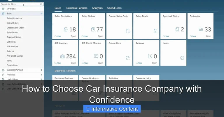 How to Choose Car Insurance Company with Confidence