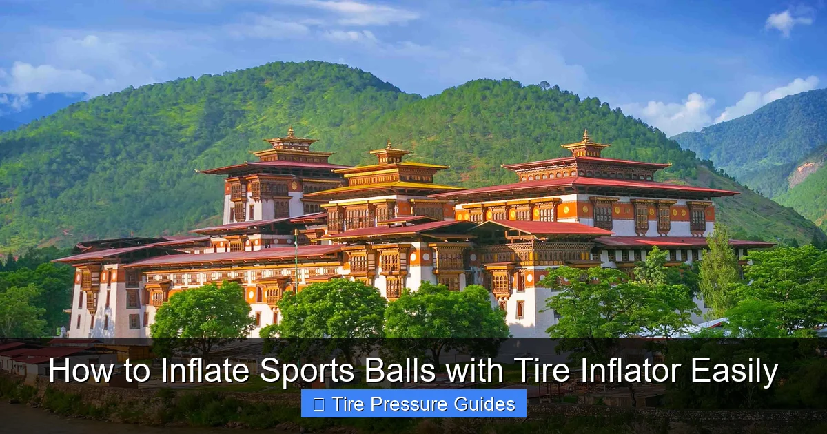 How to Inflate Sports Balls with Tire Inflator Easily