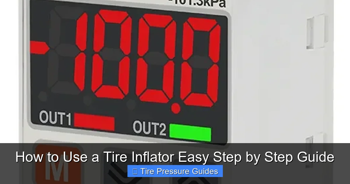 How to Use a Tire Inflator Easy Step by Step Guide