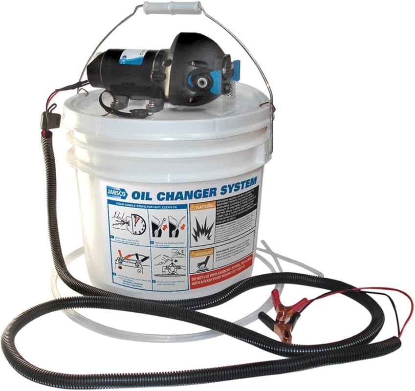 Jabsco DIY Engine Oil Change System, 3.5 Gallon, 12 Volt, 17850-1012