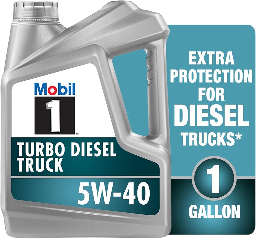 Mobil 1 Turbo Diesel Truck Full Synthetic 5W-40 Motor Oil, 1 Gallon