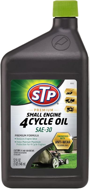 STP Premium SAE 30 4-Cycle Small Engine Oil, 32 Oz