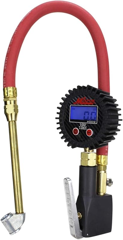 Milton S-530 Digital Tire Inflator, 255 PSI Industrial Air Chuck with 