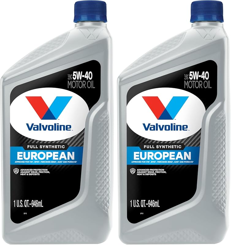Valvoline European Vehicle Full Synthetic SAE 5W-40 Motor Oil, 1 Quart