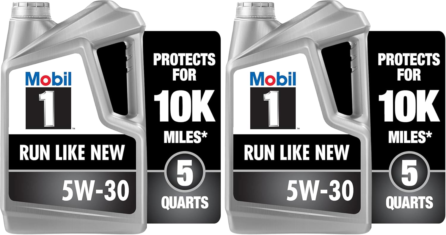 Mobil 1 Advanced Formula Full Synthetic 5W-30 Motor Oil, 5 Quarts, Pac