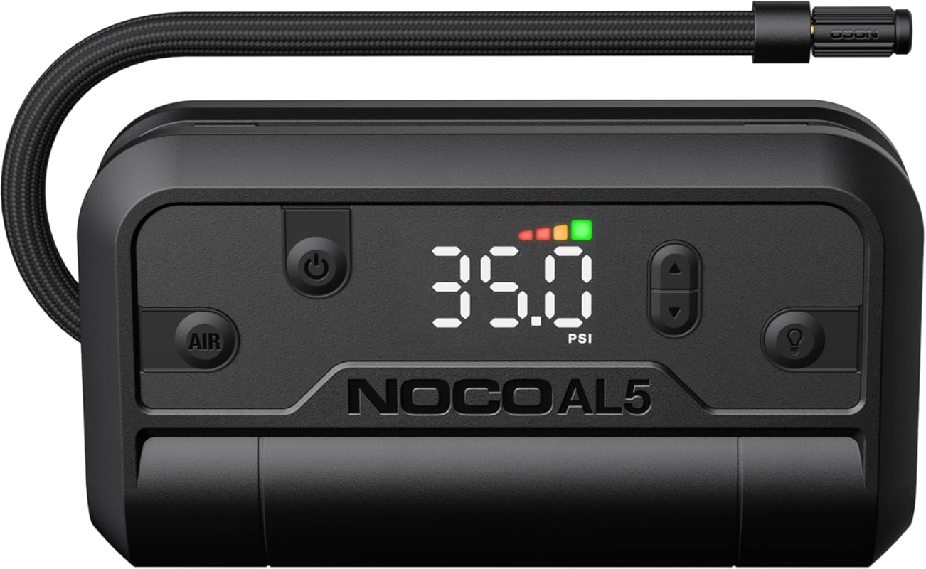 NOCO Air AL5 Cordless Tire Inflator with USB-C, Digital Gauge, Auto-Sh