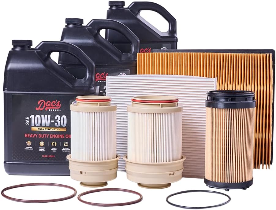 Doc's Diesel 10W-30 Full Synthetic Oil and Filter Kit for Ram 6.7L Cum
