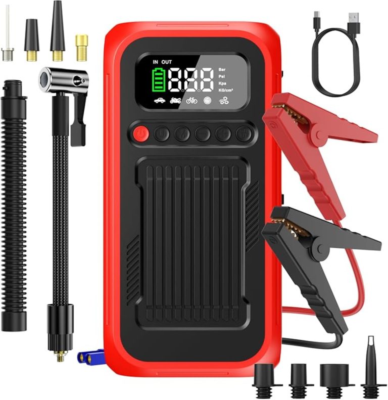 1 Battery Booster With Tire Inflator for Cars in 2026
