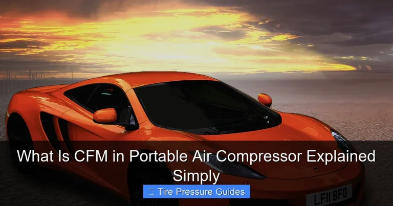 What Is CFM in Portable Air Compressor Explained Simply