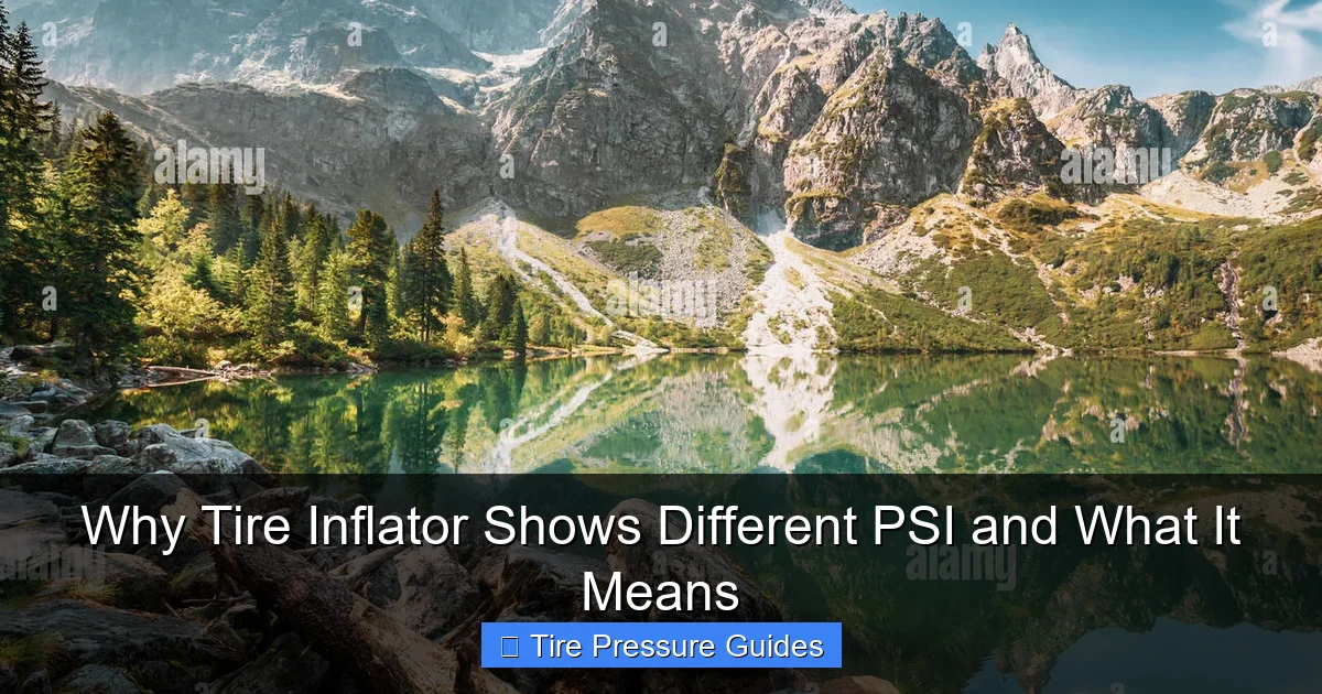 Why Tire Inflator Shows Different PSI and What It Means