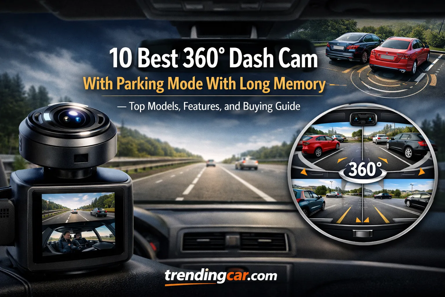 10 Best 360 Dash Cam With Parking Mode With Long Memory — Top Models, Features, and Buying Guide