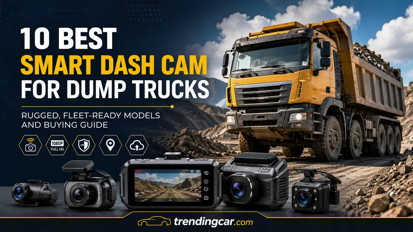 10 Best Smart Dash Cam for Dump Trucks Rugged, Fleet-Ready Models and Buying Guide