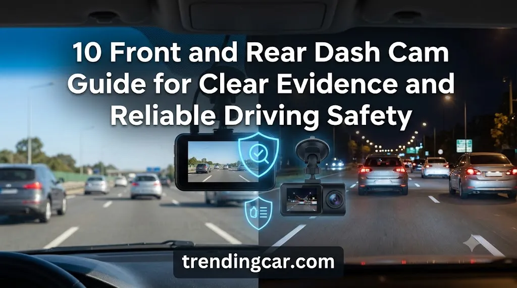 10 Front and Rear Dash Cam Guide for Clear Evidence and Reliable Driving Safety