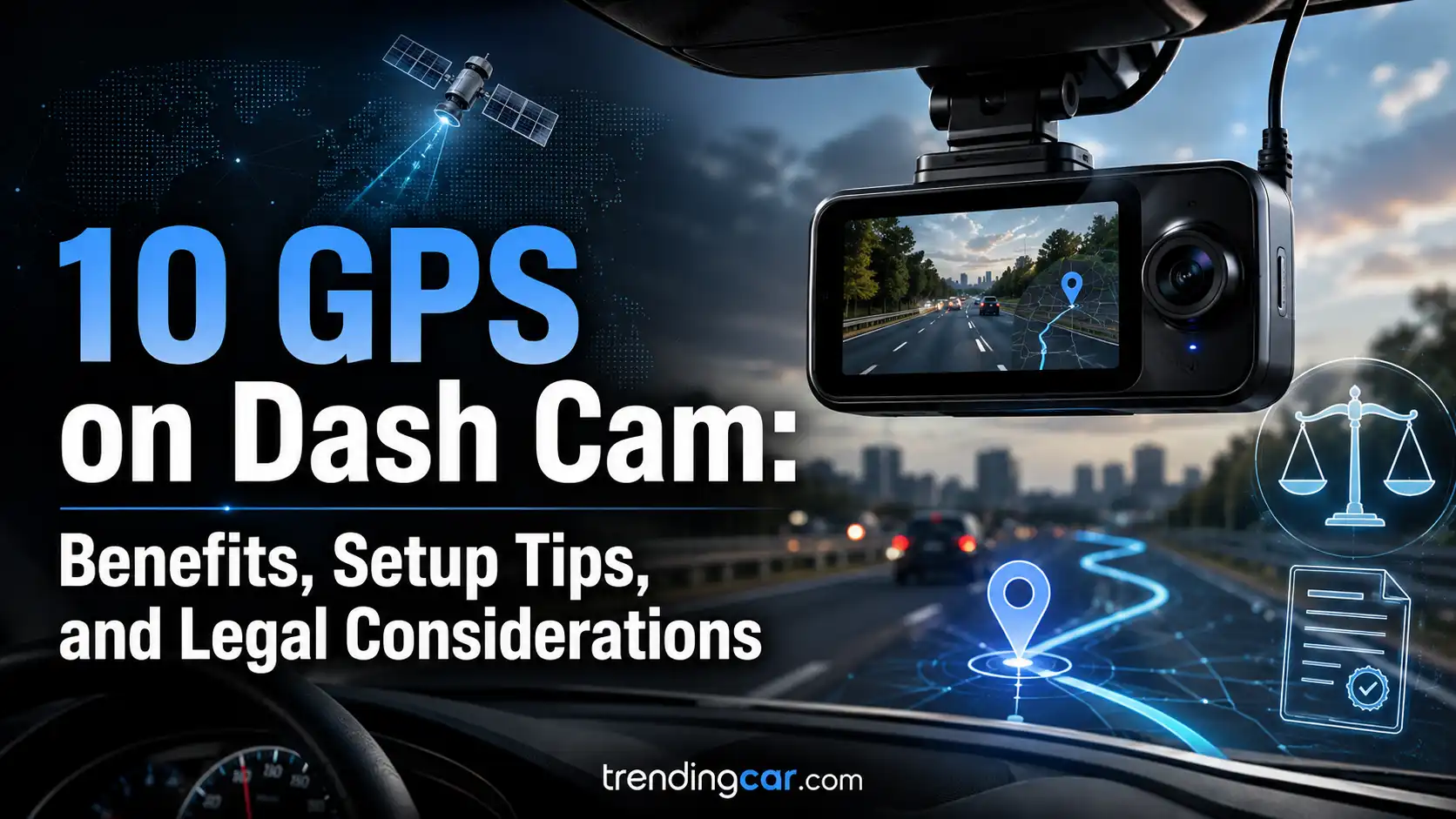 10 GPS on Dash Cam Benefits, Setup Tips, and Legal Considerations