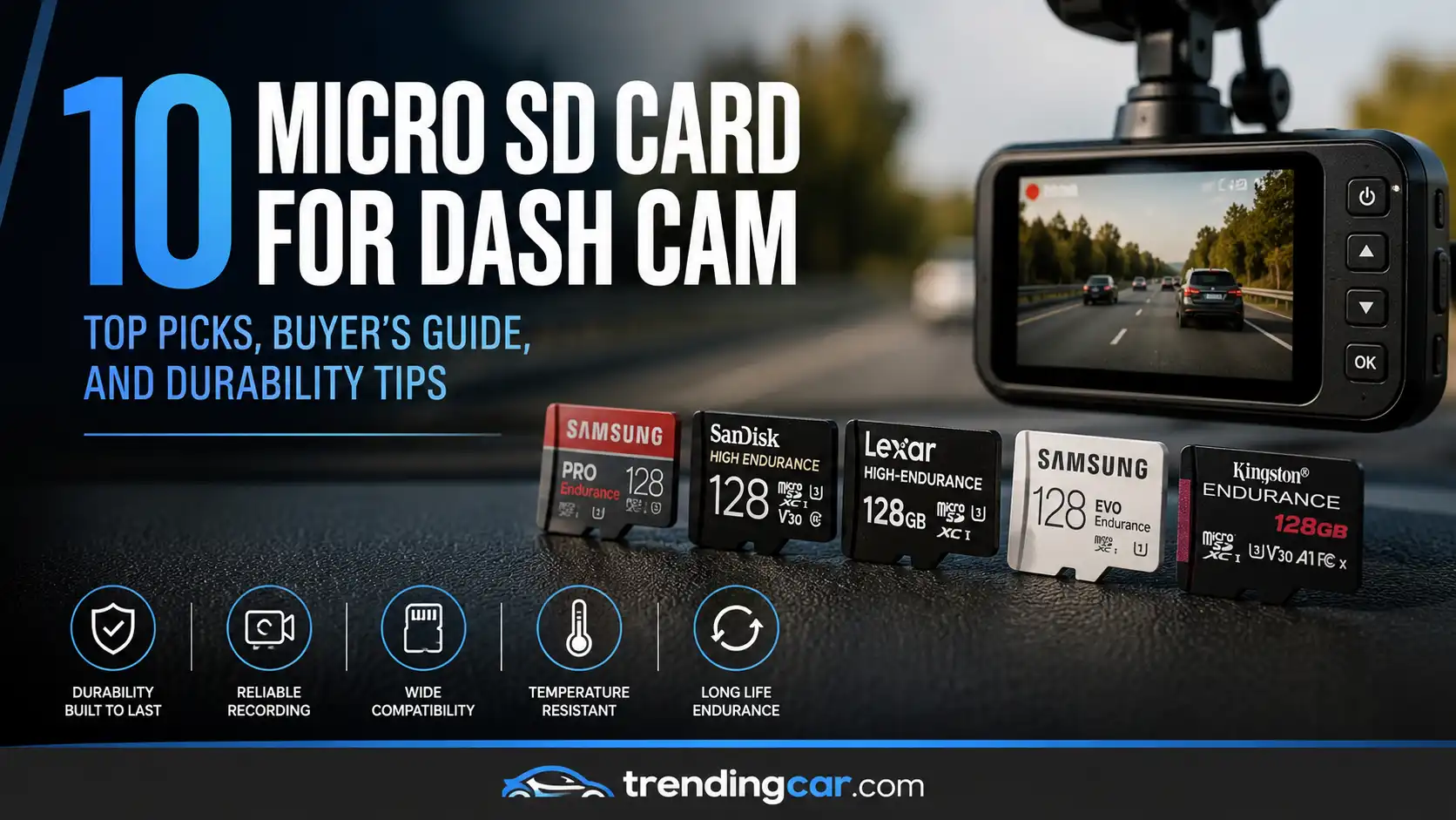 10 Micro SD Card for Dash Cam Top Picks, Buyer's Guide, and Durability Tips