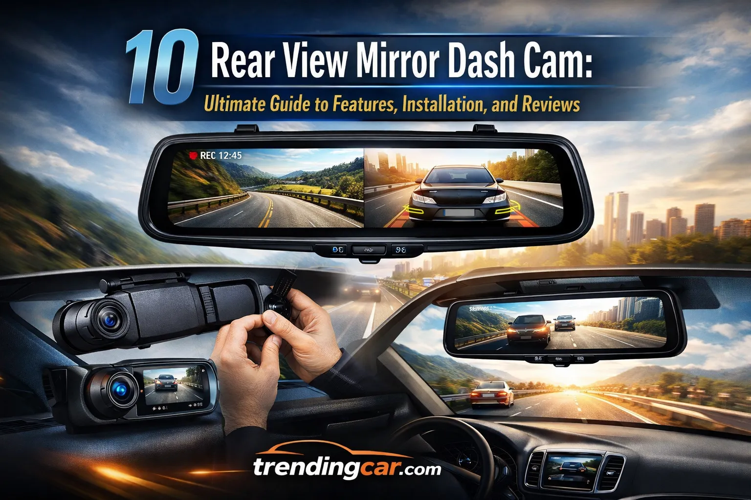 10 Rear View Mirror Dash Cam Ultimate Guide to Features, Installation, and Reviews
