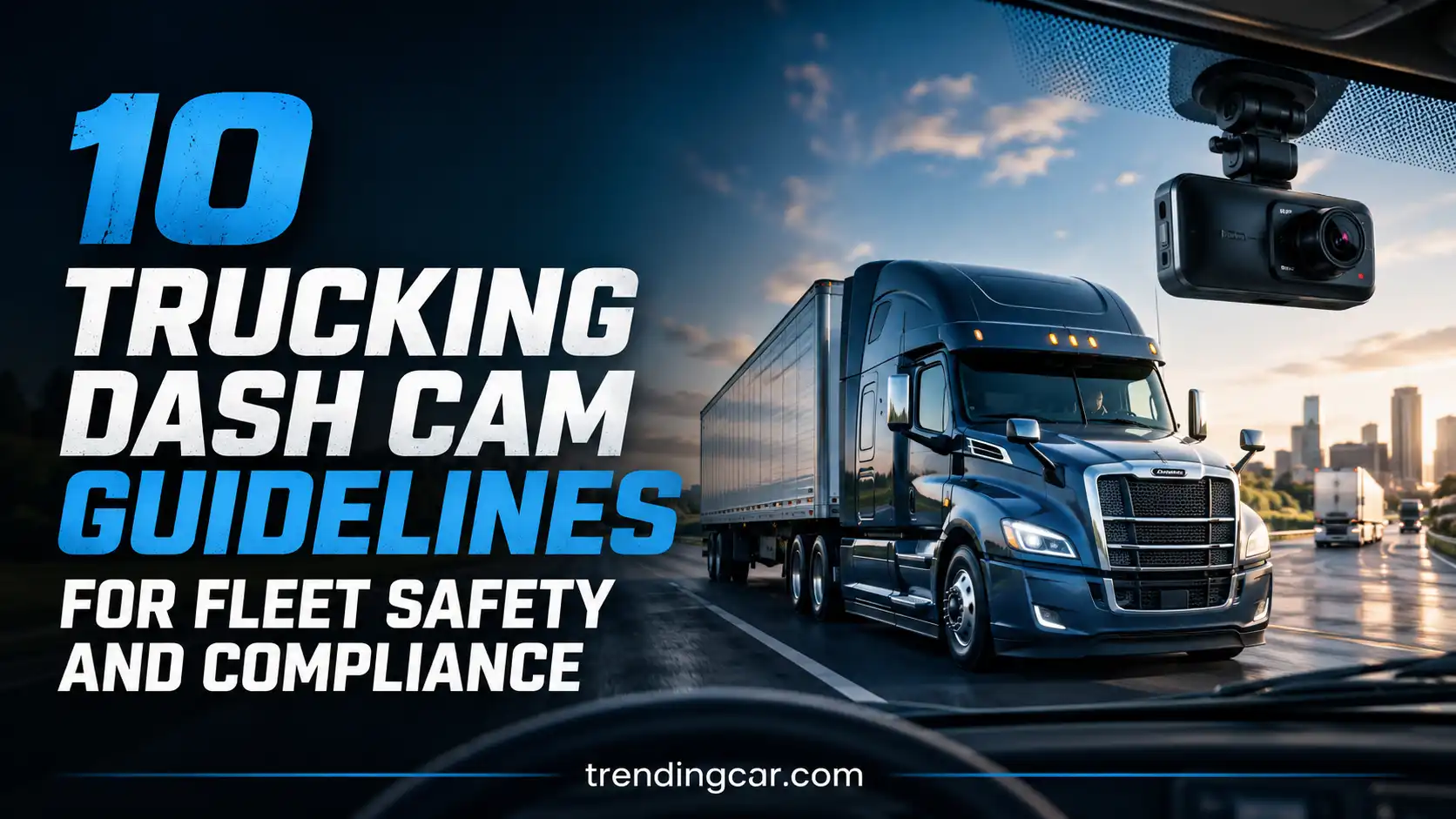 10 Trucking Dash Cam Guidelines for Fleet Safety and Compliance
