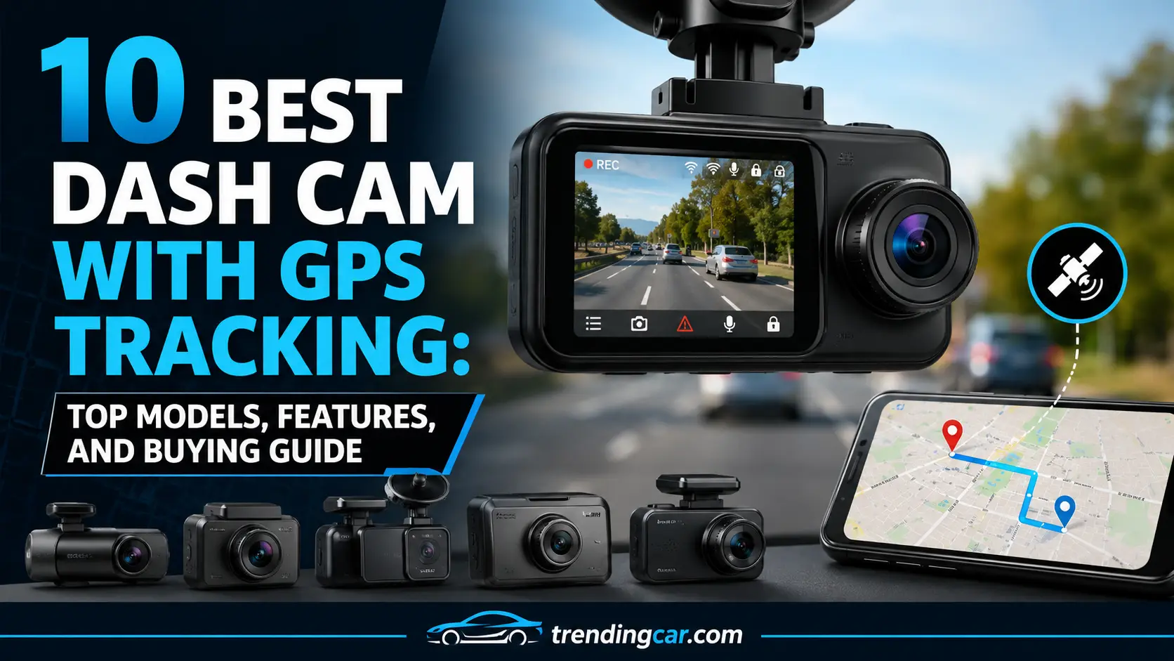 10 Best Dash Cam With GPS Tracking Top Models, Features, and Buying Guide