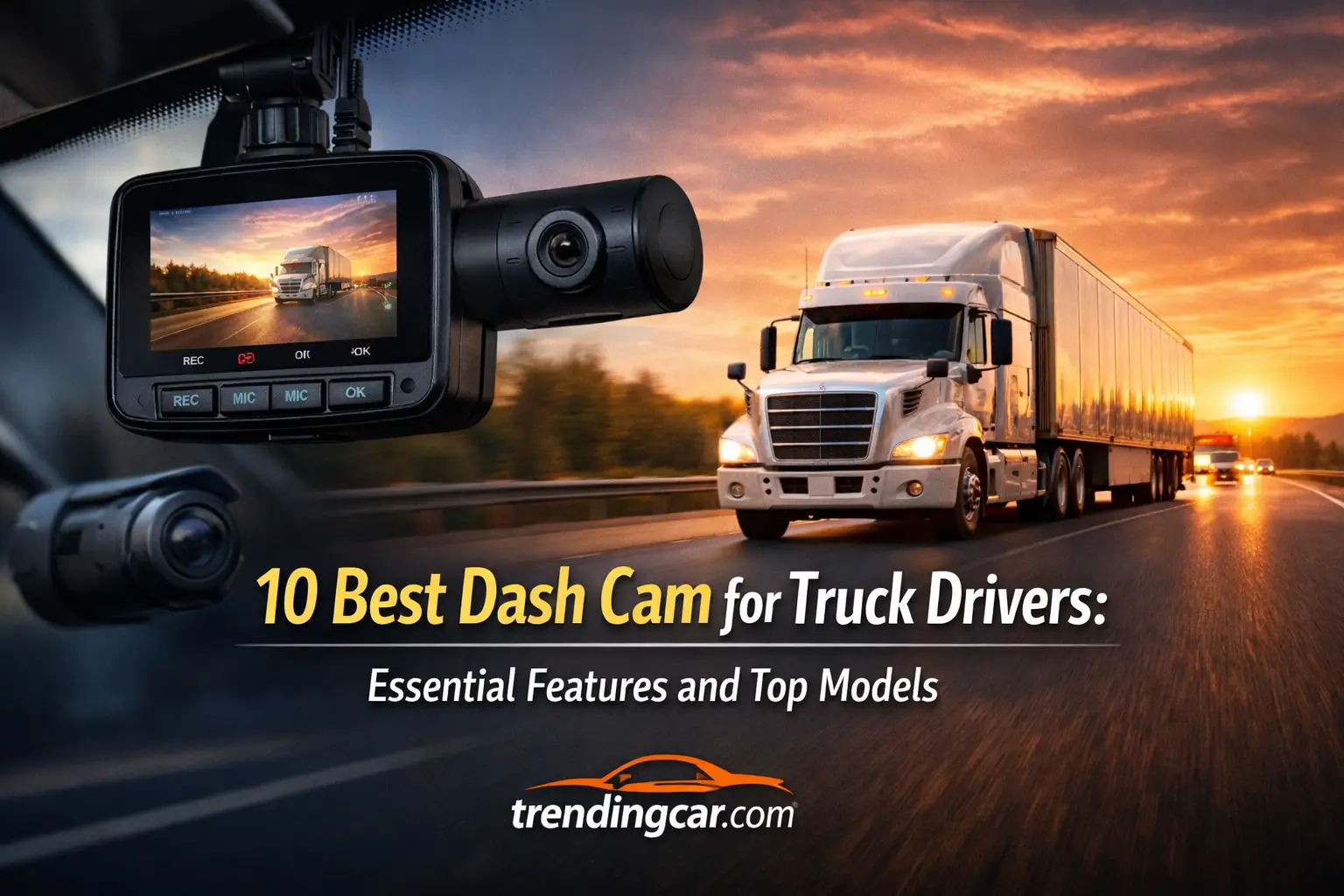 10 Best Dash Cam for Truck Drivers Essential Features and Top Models