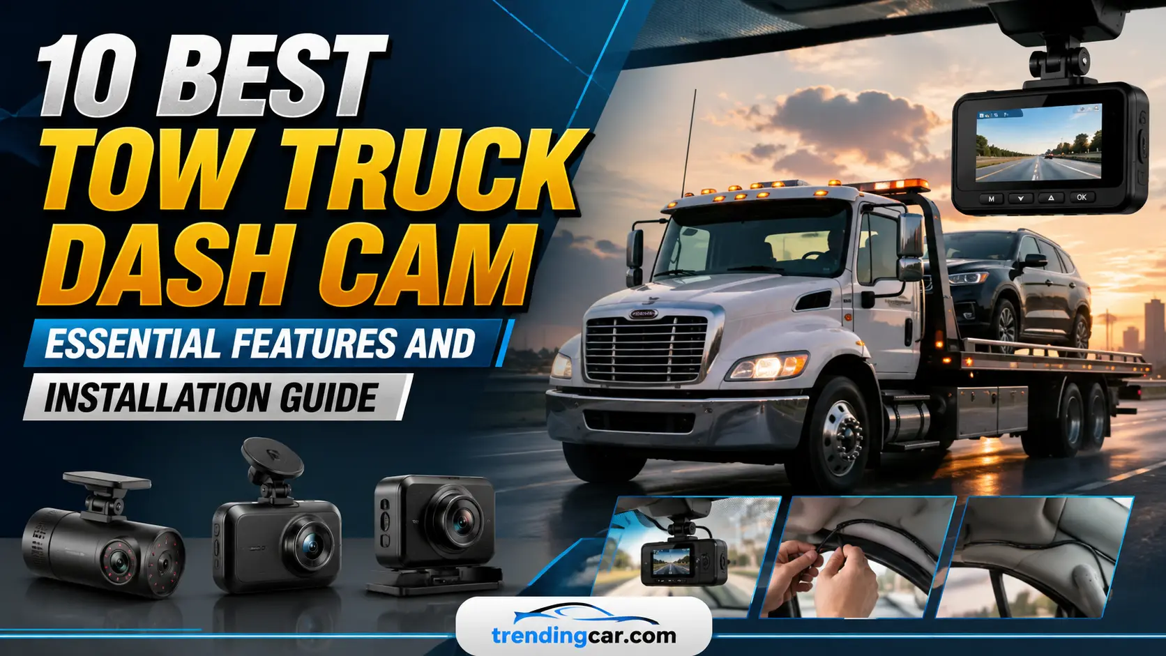 10 Best Tow Truck Dash Cam Essential Features and Installation Guide