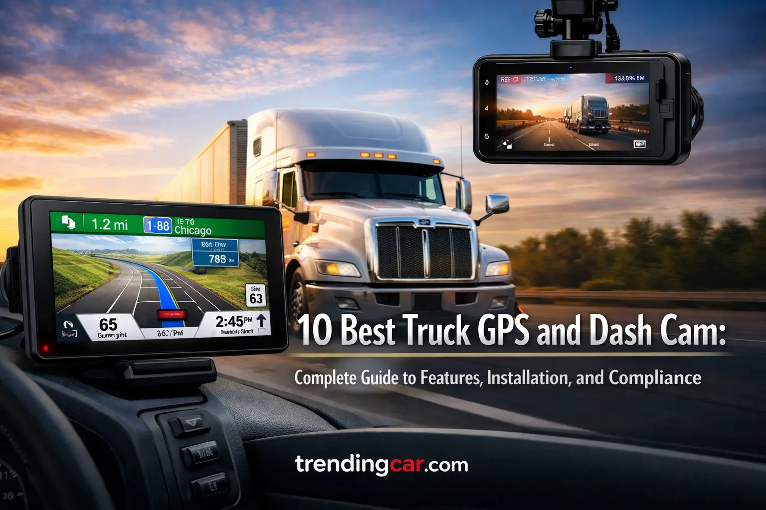 10 Best Truck GPS and Dash Cam Complete Guide to Features, Installation, and Compliance