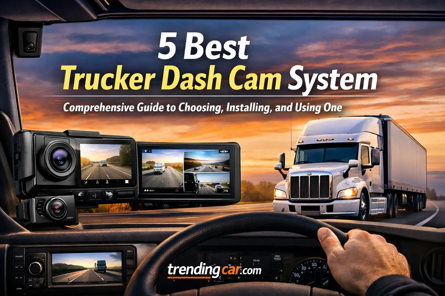 5 Best Trucker Dash Cam System Comprehensive Guide to Choosing, Installing, and Using One